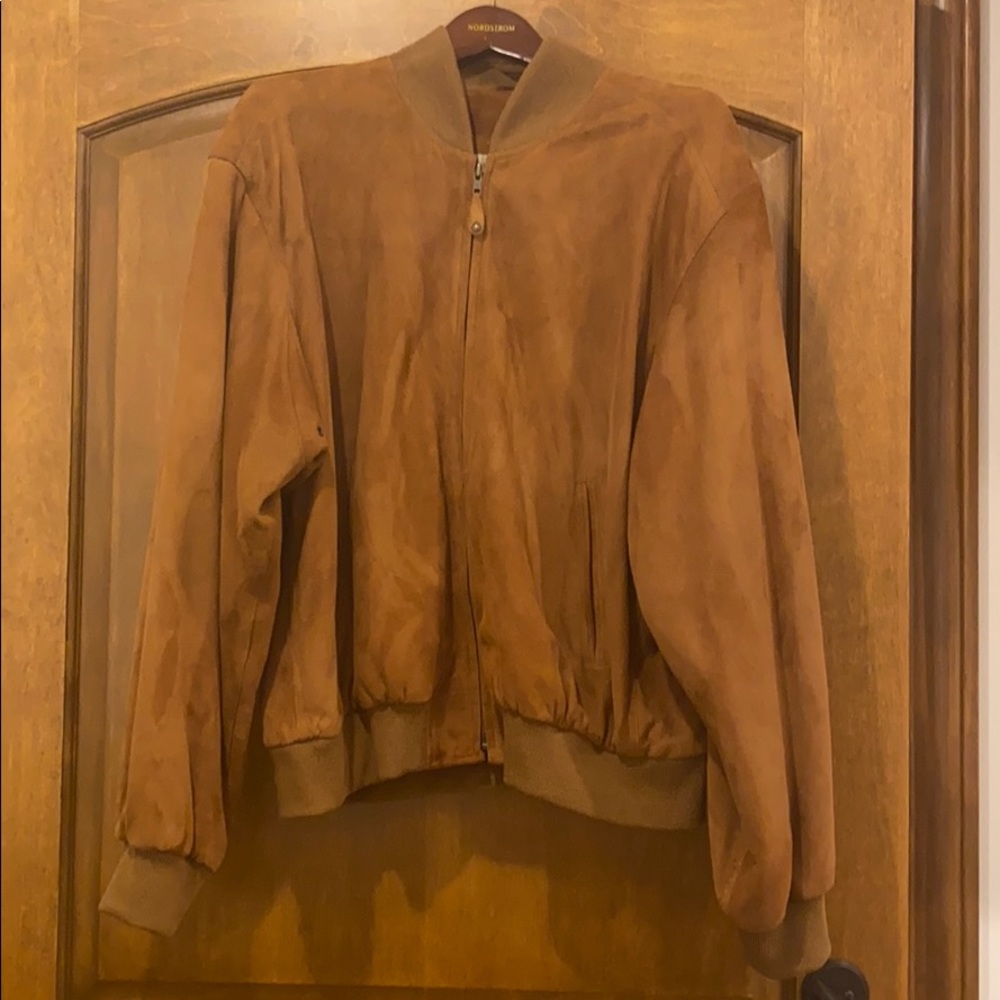 Coach Suede Bomber Jacket!